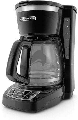 BLACK+DECKER 12-Cup Digital Coffee Maker, CM1160B-1, Programmable